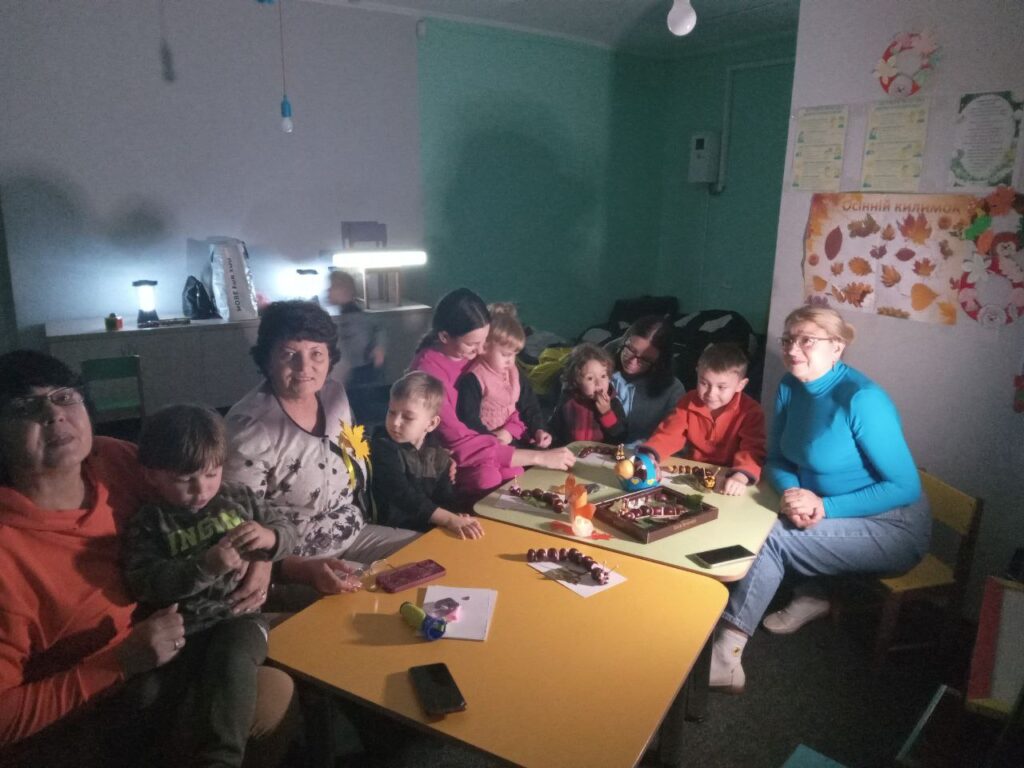 Діти на заході в безпечному просторі