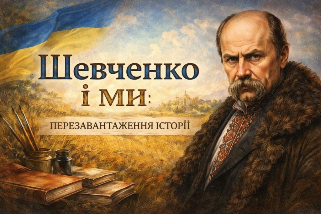 Постер заходу з портретом Тараса Шевченка