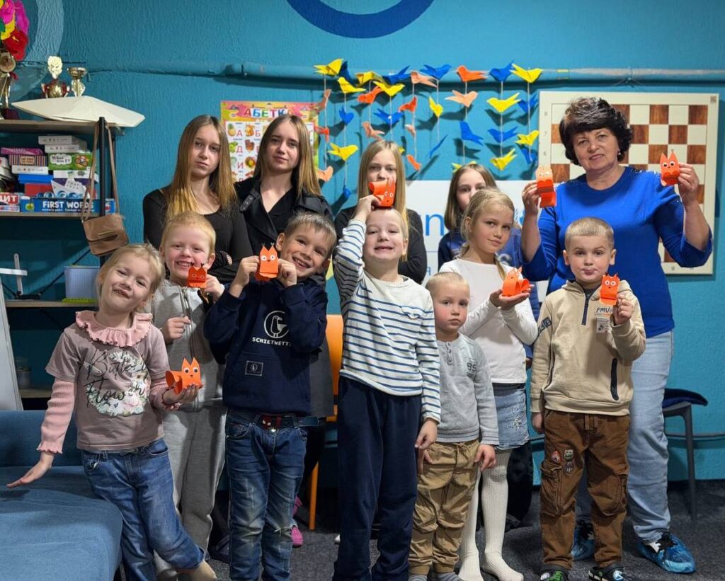 Учасники майстерки в укритті