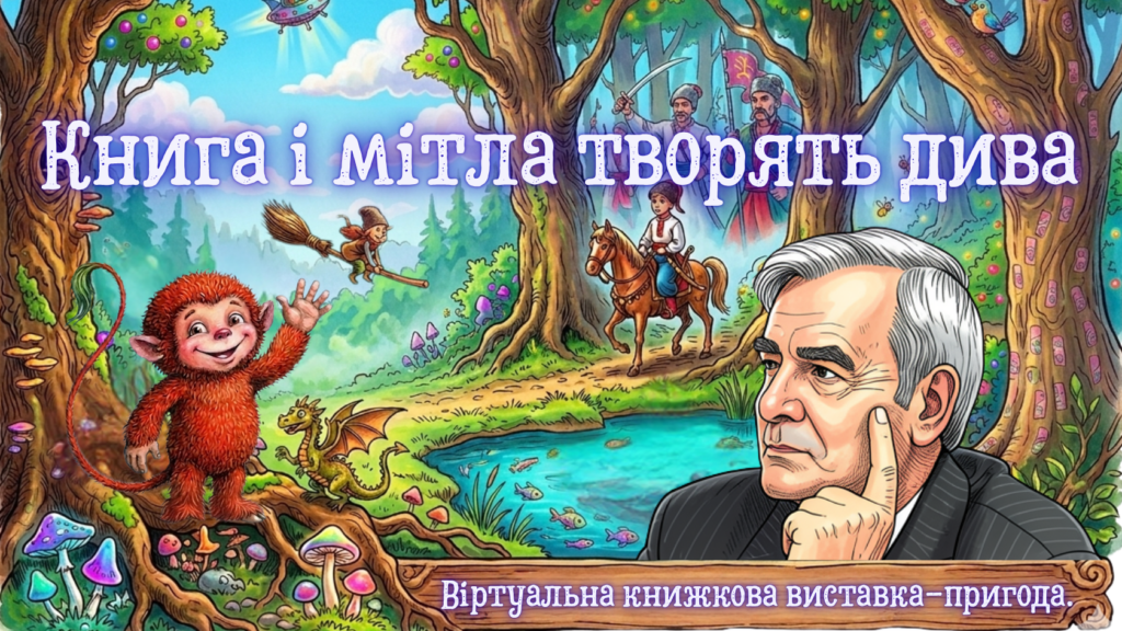 Заголовок віртуальної книжкової виставки за творчістю Володимира Рутківського