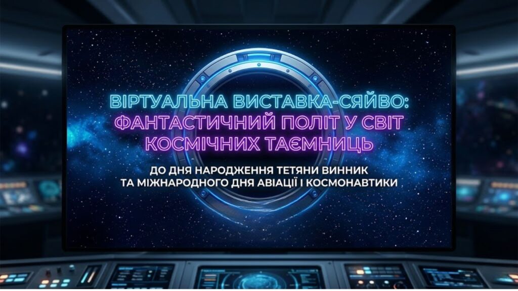 Слайд-заголовок віртуальної книжкової виставки