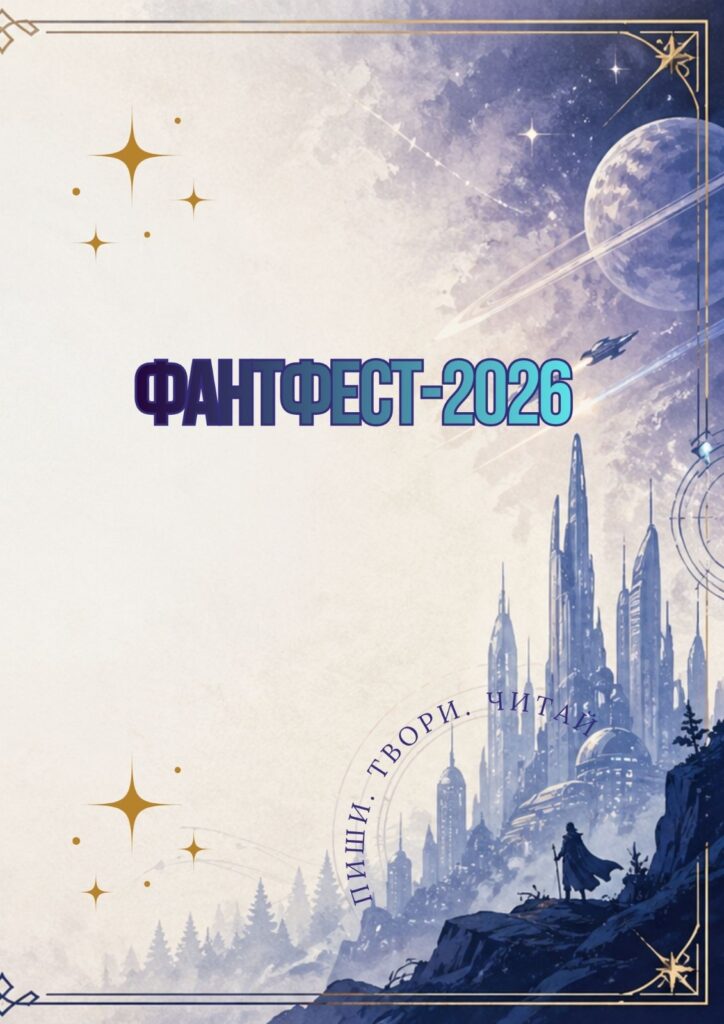 Обкладинка збірника творів літературного конкурсу "ФантФест"-2026