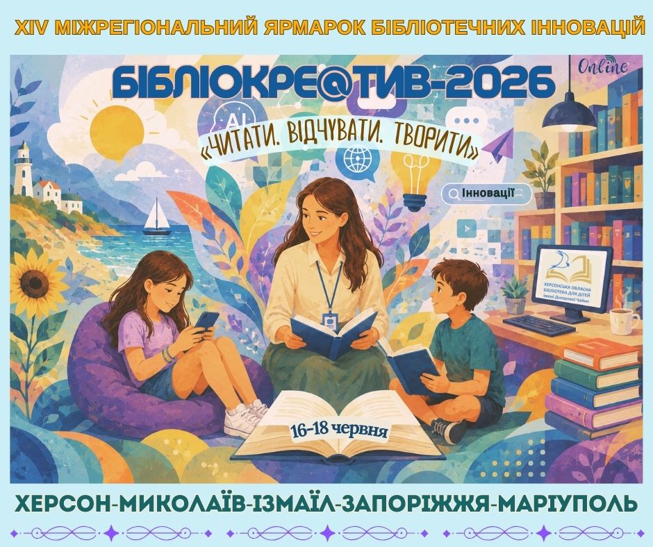 Постер Ярмарку інновацій "БібліоКреатив"-2026