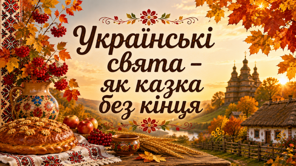Постер до відео із циклу "Українські свята - як казка без кінця. Осінь"