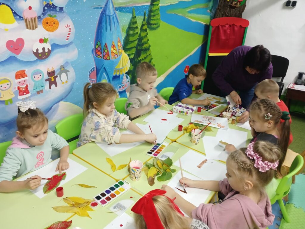 Бібліомалята на творчій майстерці